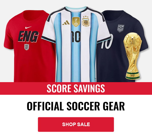 Score Savings. Official Soccer Gear. Shop Now.