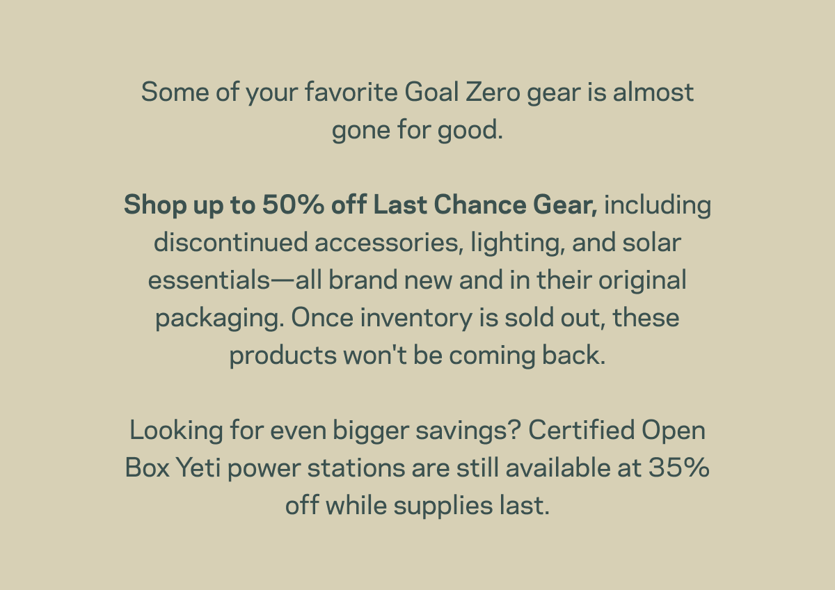 35% Open Box Power Stations