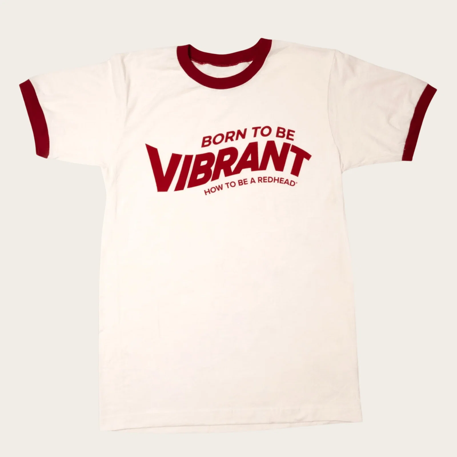 Image of Born to be Vibrant Redhead Ringer Tee