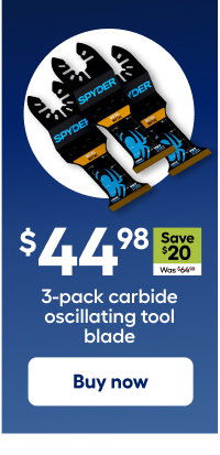 $44.98 Save $20 was $64.98 3-pack carbide oscillating tool blade
