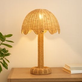 Wisteria Nice Rattan Table Lamp - Natural