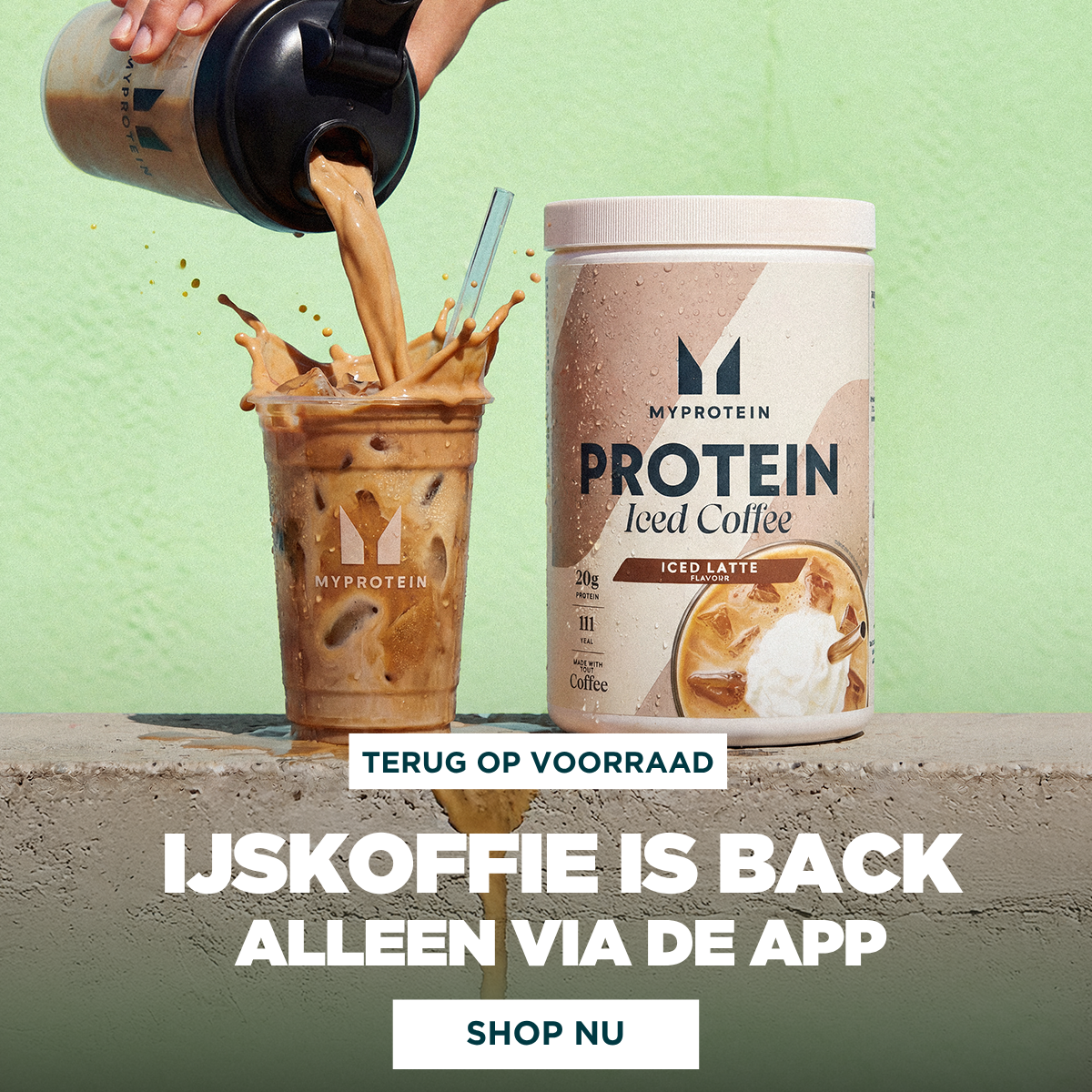 Ijskoffie is back