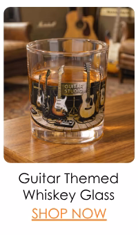 Guitar Themed Whiskey Glass