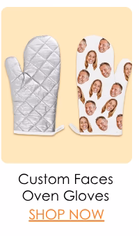 Custom Faces Oven Gloves