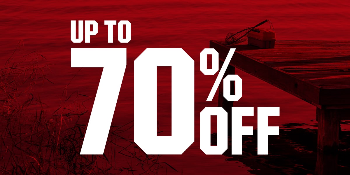 Up to 70% off.