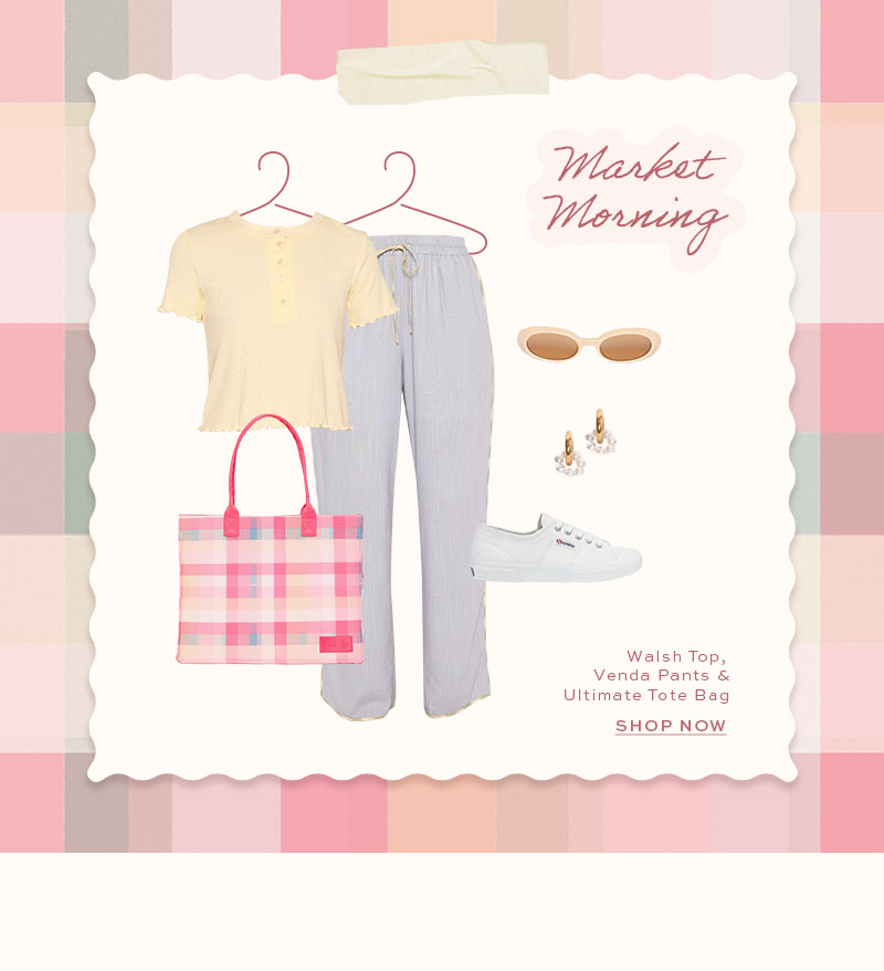 Ultimate Tote Bag - Pink Picnic Plaid