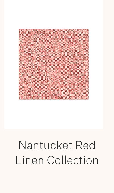 Nantucket Red Linen Collection