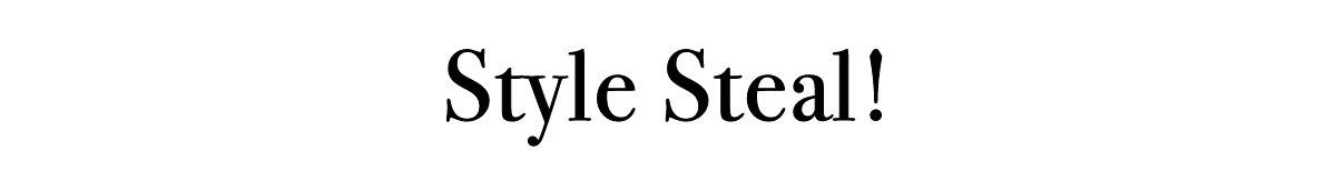 Style Steal! >>