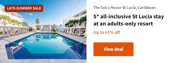 5* all-inclusive St Lucia stay at an adults-only resort