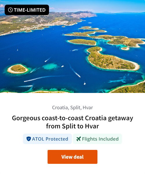 Gorgeous coast-to-coast Croatia getaway from Split to Hvar