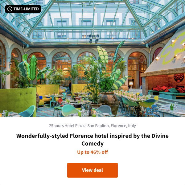 Wonderfully-styled Florence hotel inspired by the Divine Comedy
