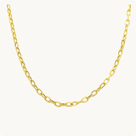 Cable Chain 18" in 14k Yellow Gold (2mm)