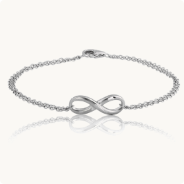 Double Strand Infinity Bracelet