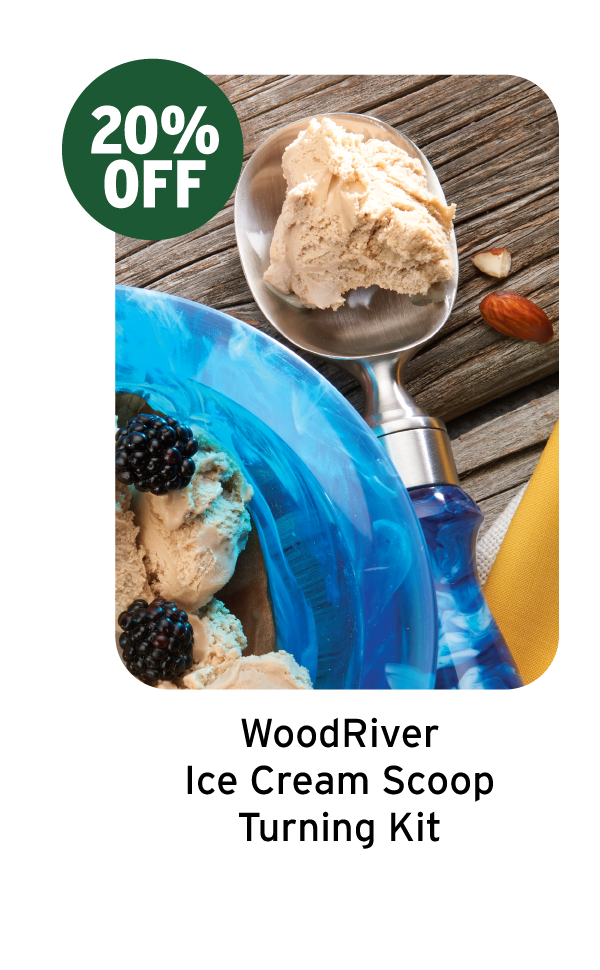 WoodRiver Ice Cream Scoop Turning Kit