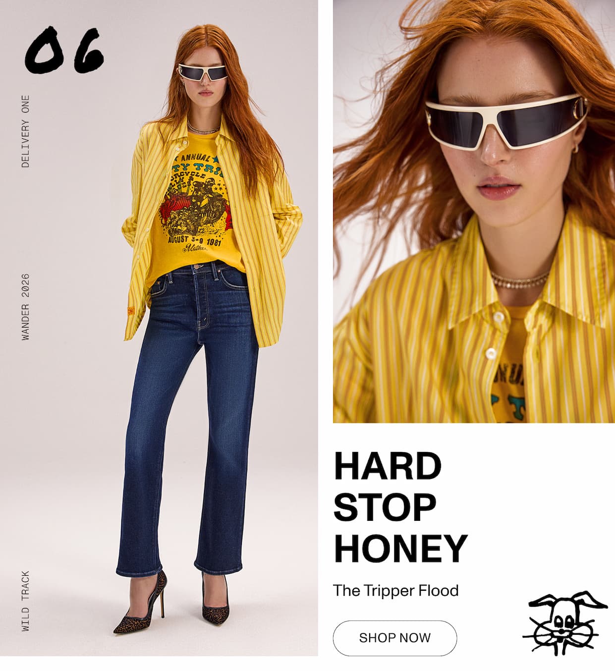HARD STOP HONEY - The Tripper Flood - SHOP NOW