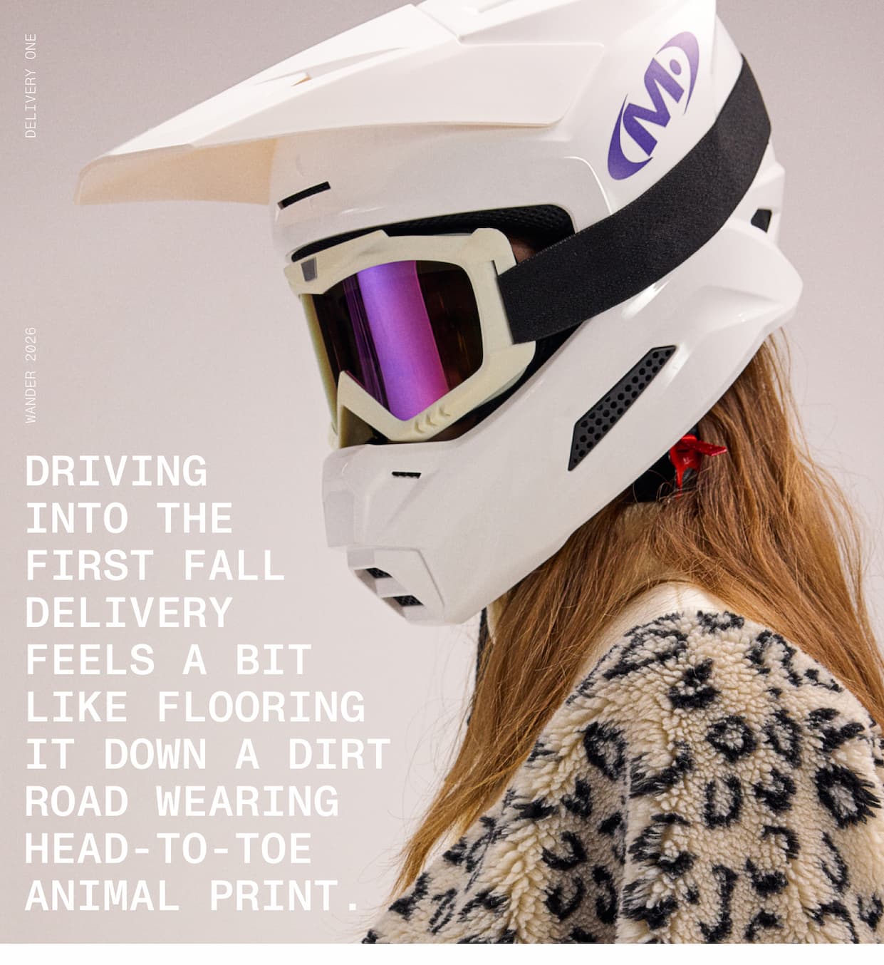 Driving into the first Fall delivery feels a bit like flooring it down a dirt road wearing head-to-toe animal print.