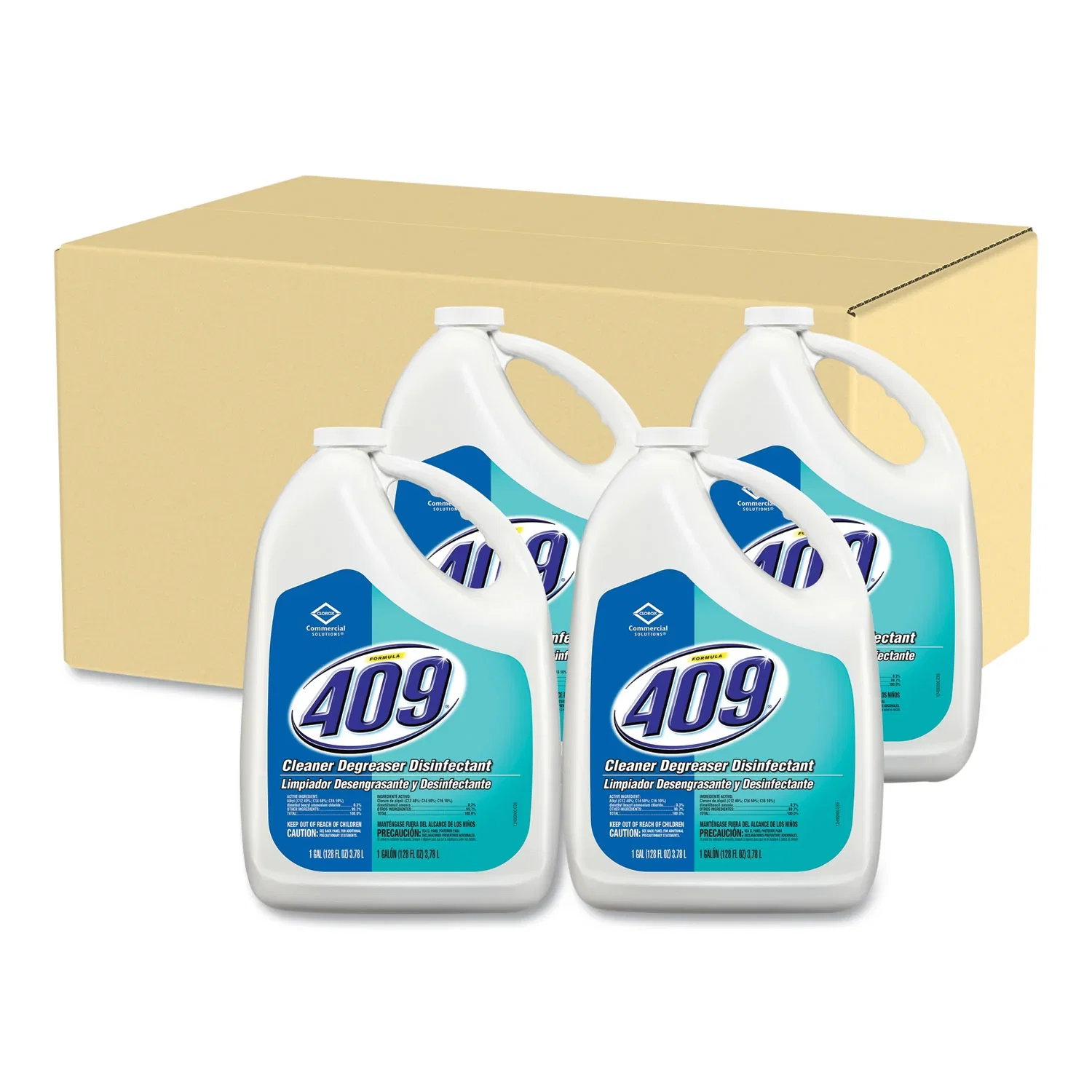 Image of Formula 409® Cleaner Degreaser Disinfectant, Refill, 128 oz 4/Carton (COX35300CT)