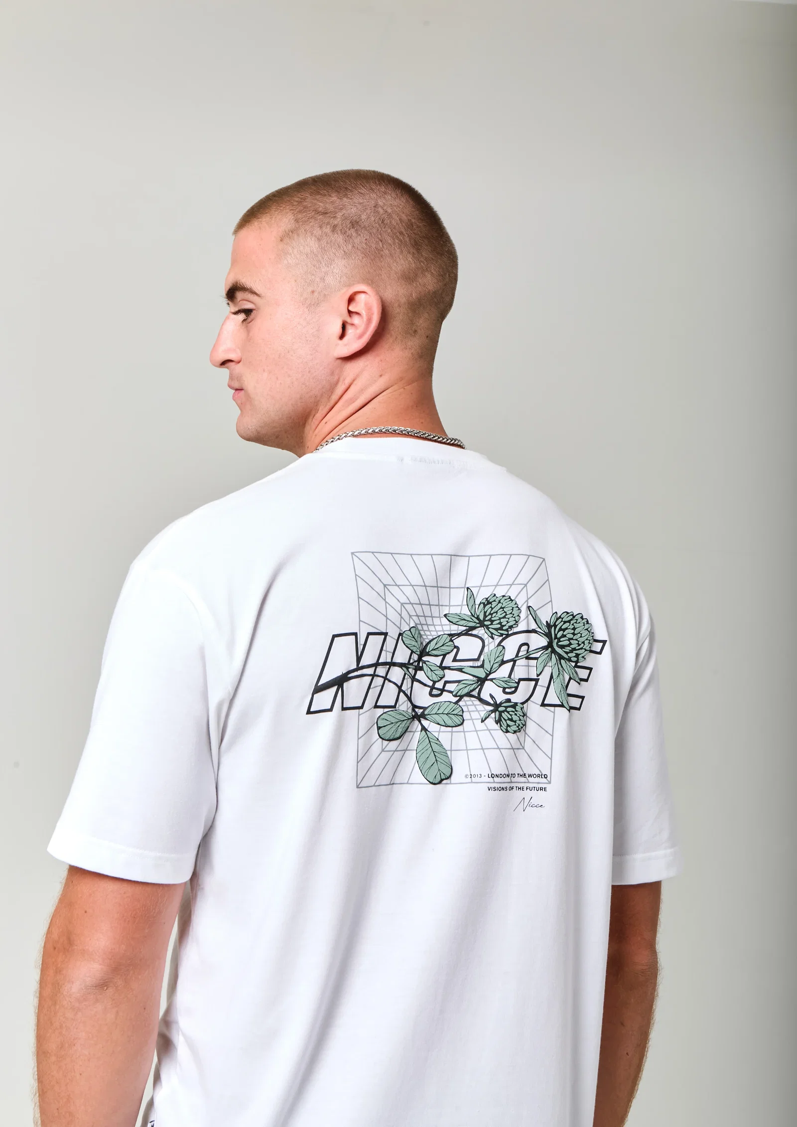 Image of NICCE Mens Essence T-Shirt | White