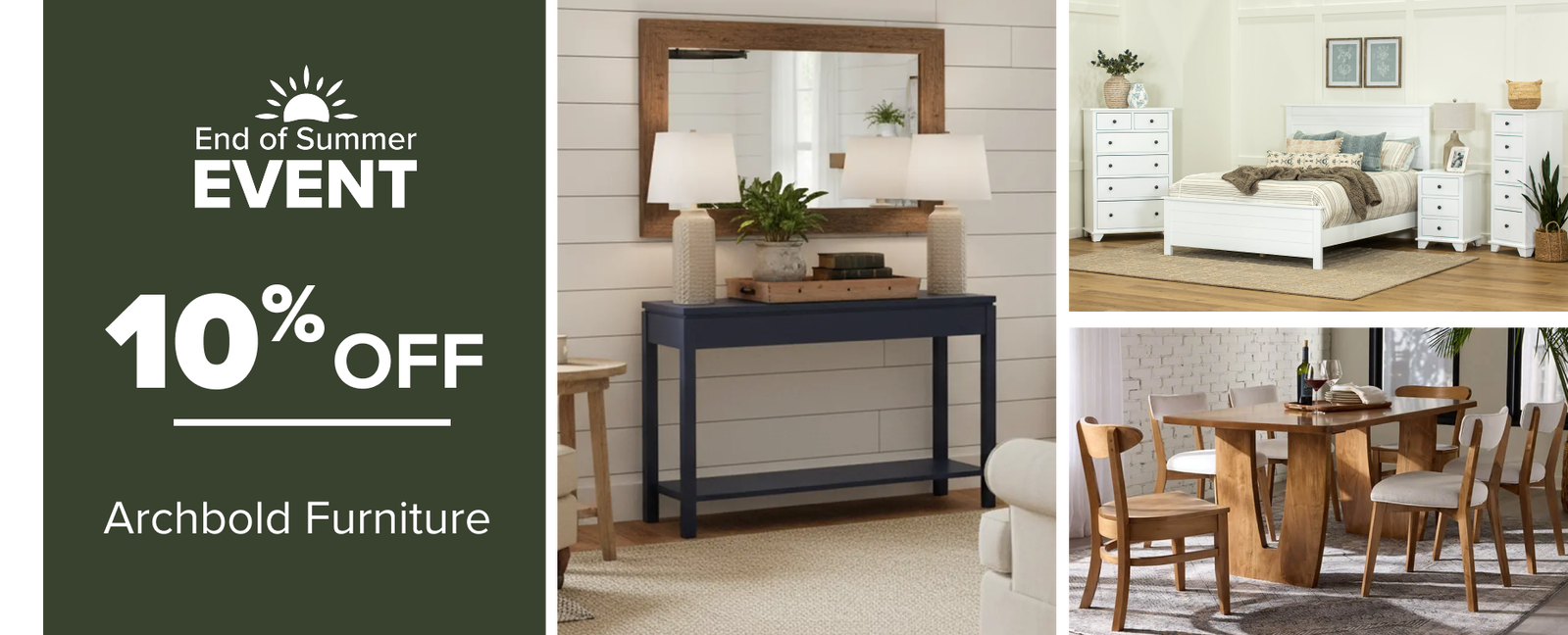 10% Archbold & Intercon Furniture 