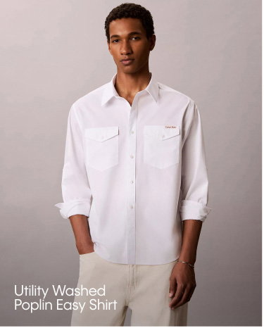 Utility Washed Poplin Easy Shirt