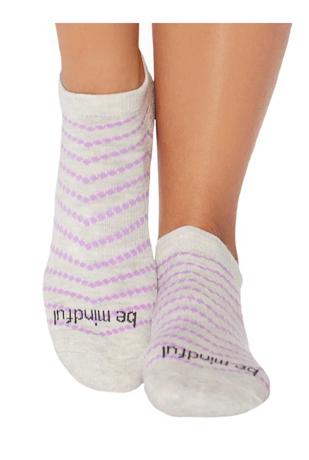 Image of Be Mindful Elena Grip Socks (Wisteria)