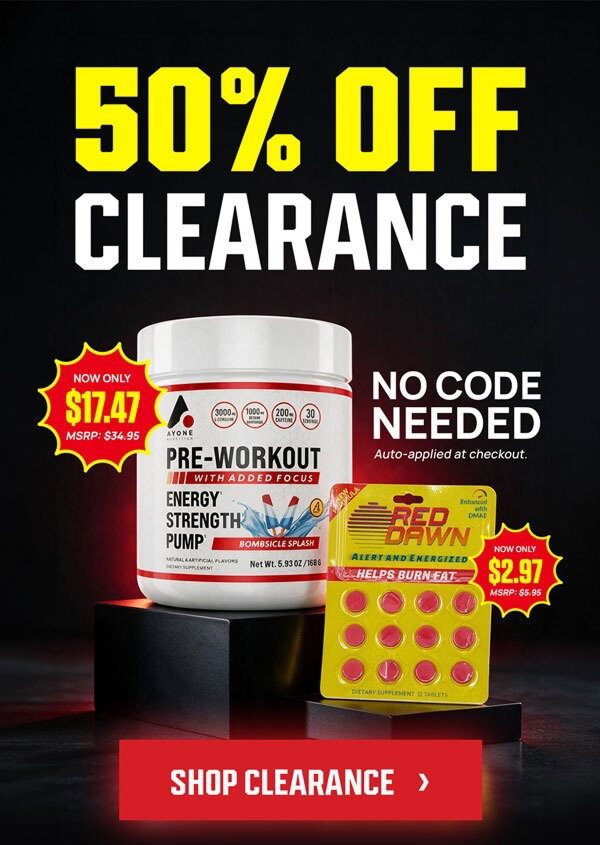50% OFF Clearance on A1 Supplements