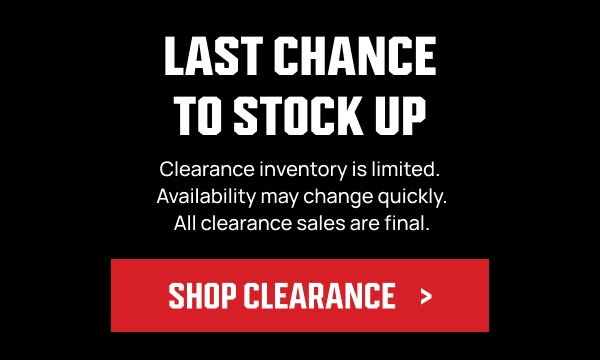 Last Chance to Stock Up