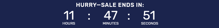 Countdown timer for Night Owl Sale.