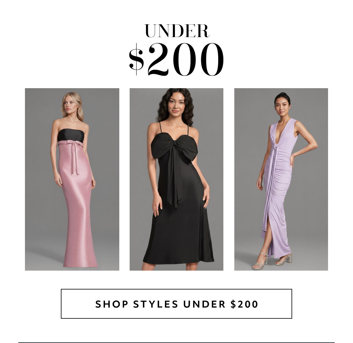 shop styles under $200