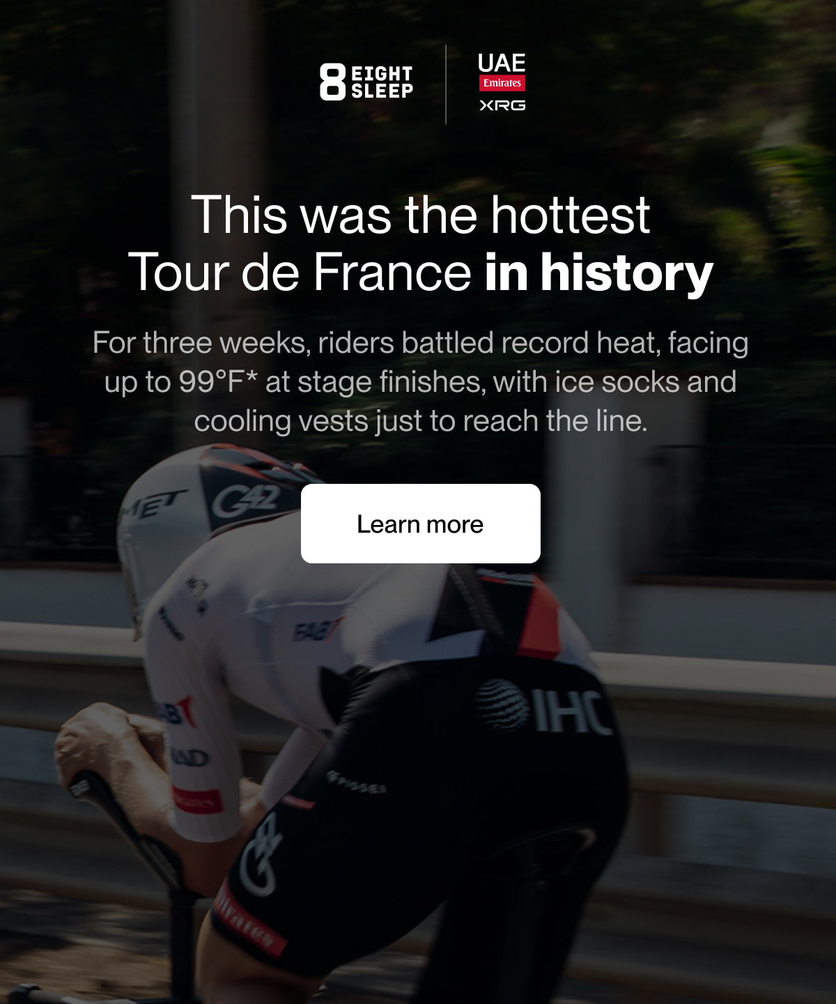 This was the hottest  Tour de France in history