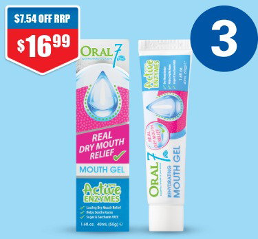 Oral7 Dry Mouth Gel 40ml 30% off RRP at Chemist Warehouse sale ends 5 August 2026