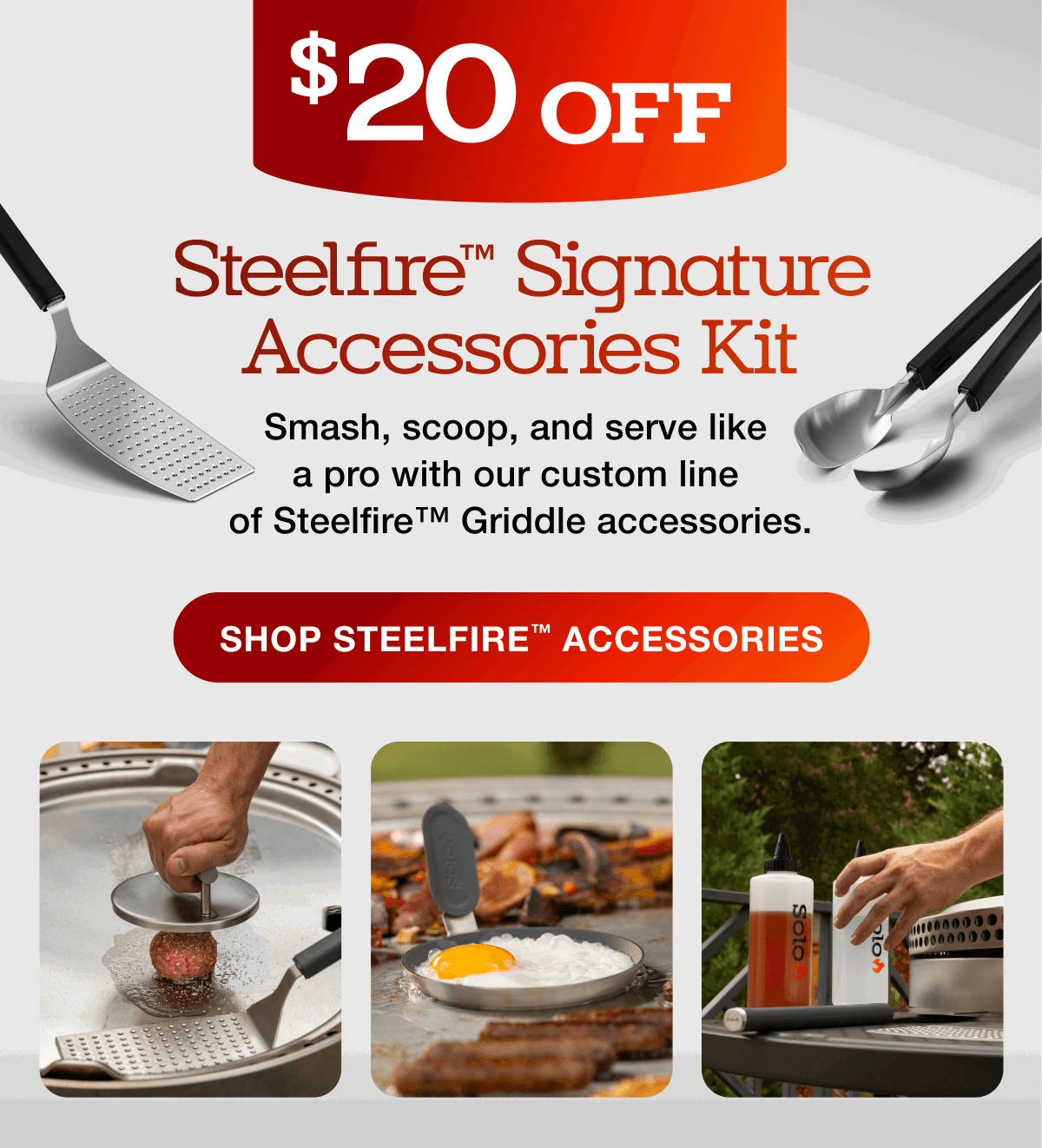 Signature Steelfire Griddle Accessories Collection