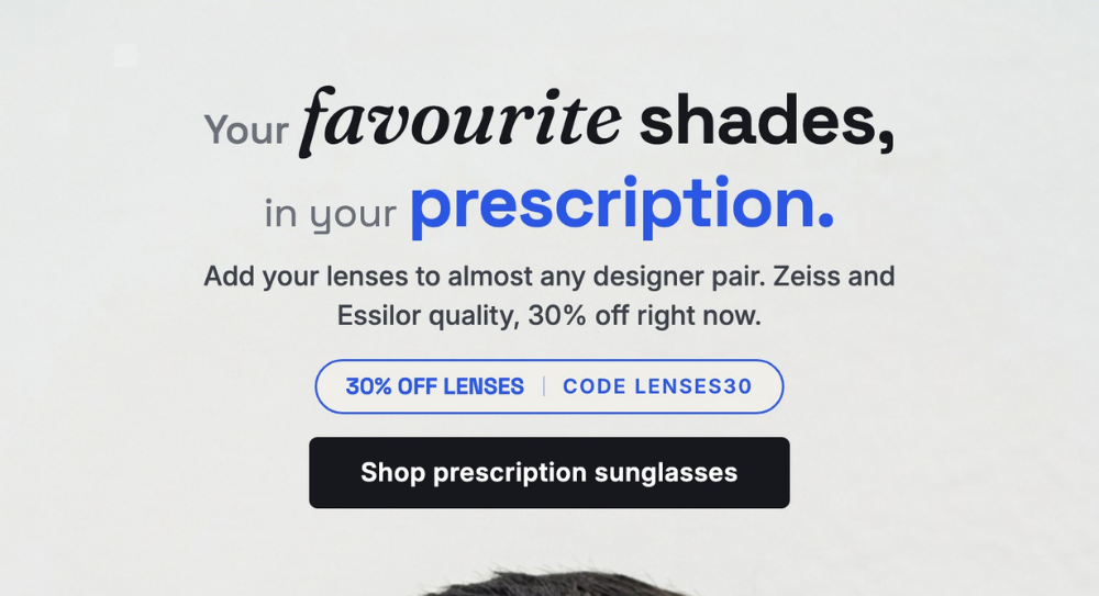 your favourite shades in your prescription, shop sunglasses