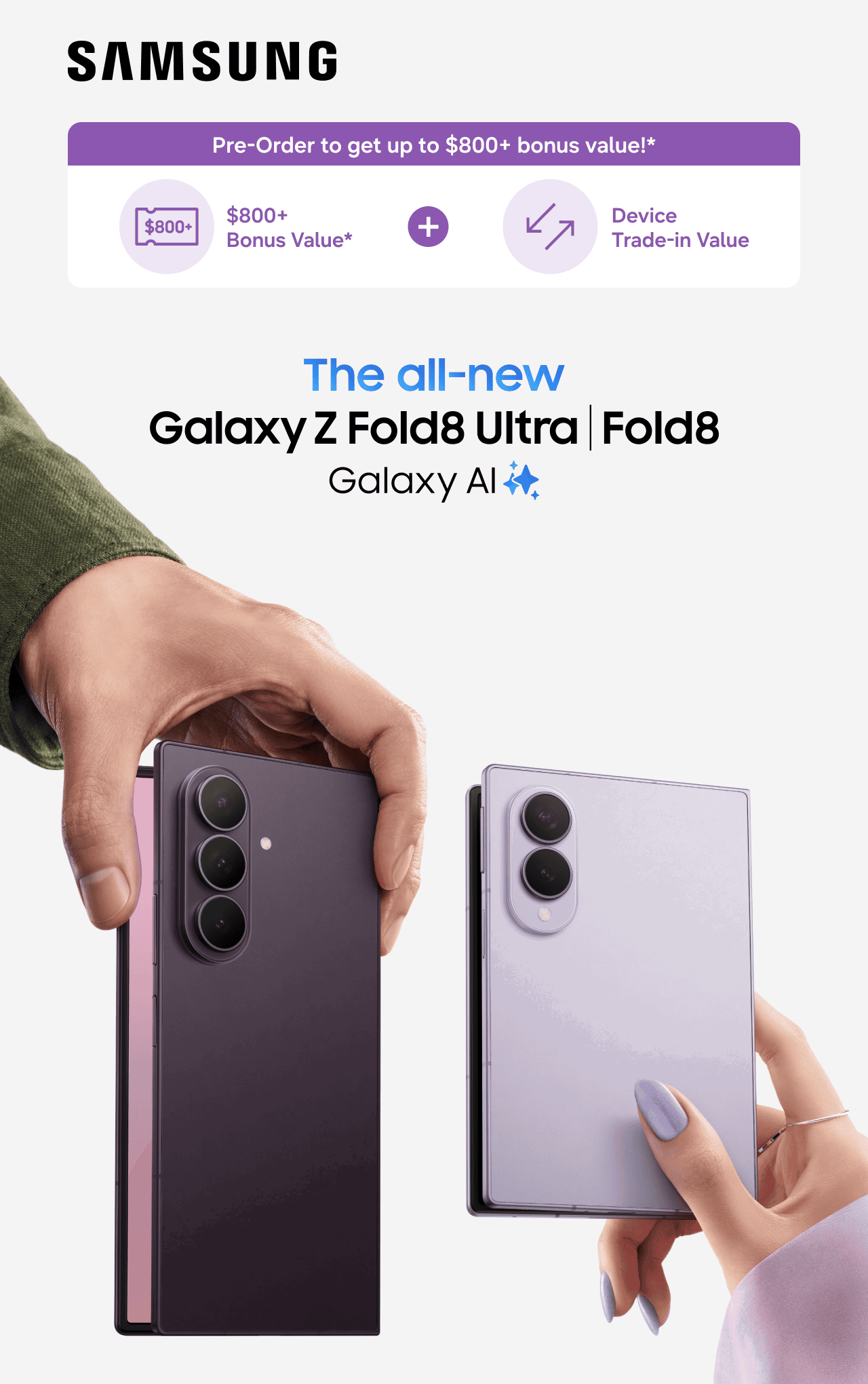 The all-new Galaxy Z Fold8 Ultra | Fold8