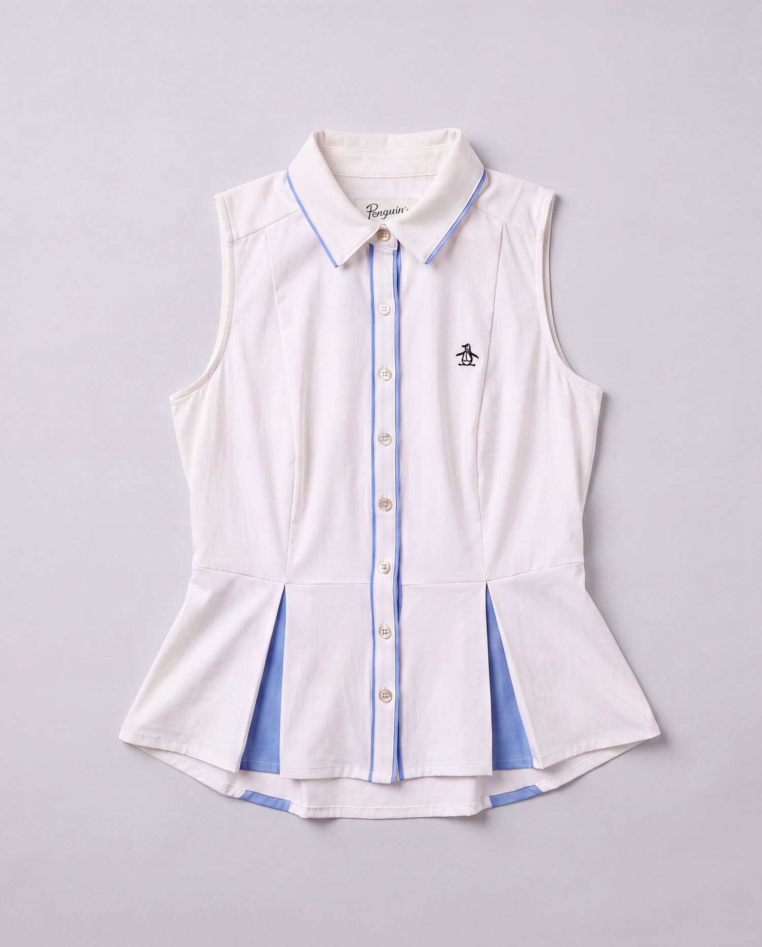 Shop Women's Peplum Blocked Golf Polo Shop Women's Peplum Blocked Golf Polo