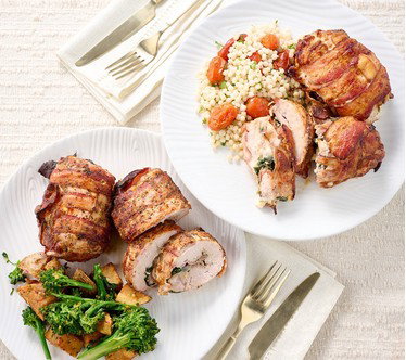 SH 11/9 Family Farms (6) 14-oz Bacon Wrapped Stuffed Pork