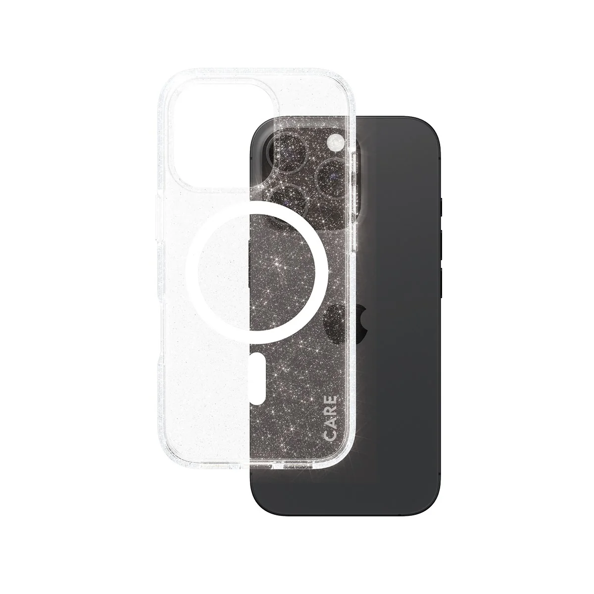 Image of CARE™ by PanzerGlass® Star Lit Case w. White MagSafe iPhone 16 Pro