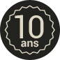 logo gravure garantie 10 ans