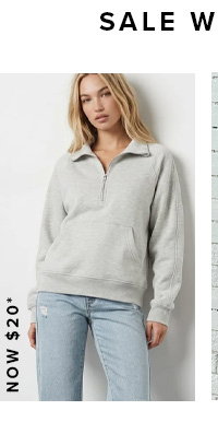 Grey Zip Up Sweater Long Sleeve