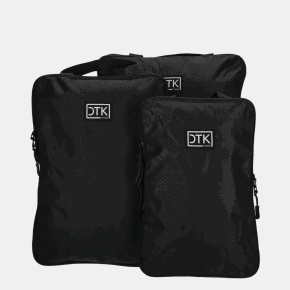 Duifhuizen packing cubes set compressie zwart