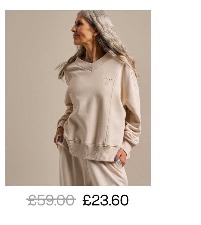 V Neck Layering Sweatshirt. Shop now.