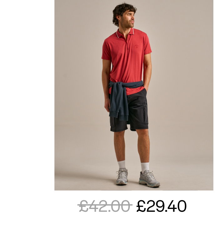 Quarter Zip Polo Shirt. Shop now.