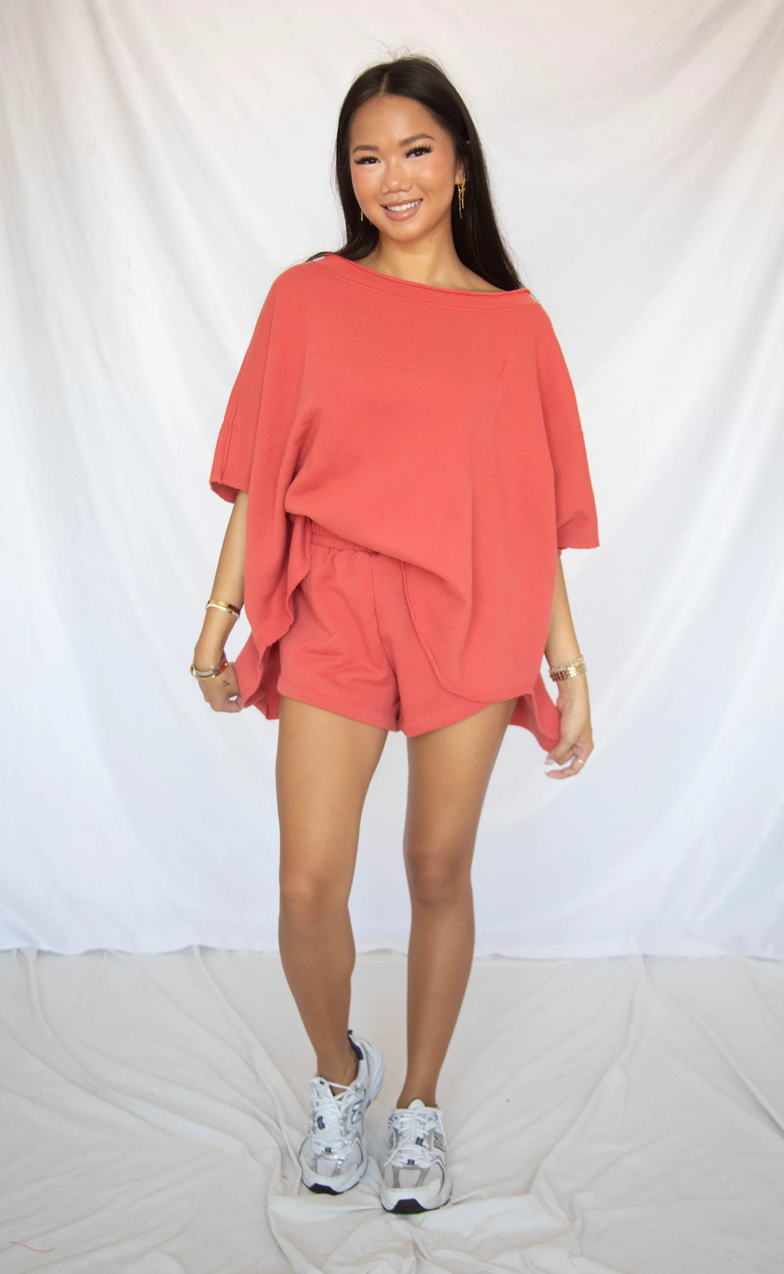 Image of on the move two piece set - red