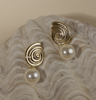Coralie Pearl Drop Earrings