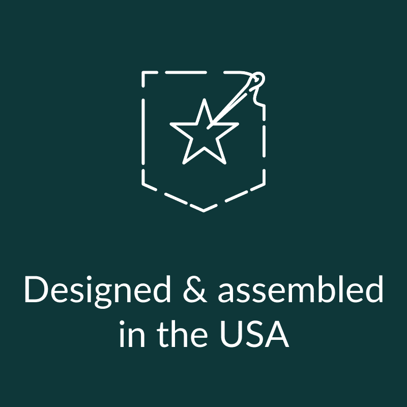 Designed & assembled in the USA