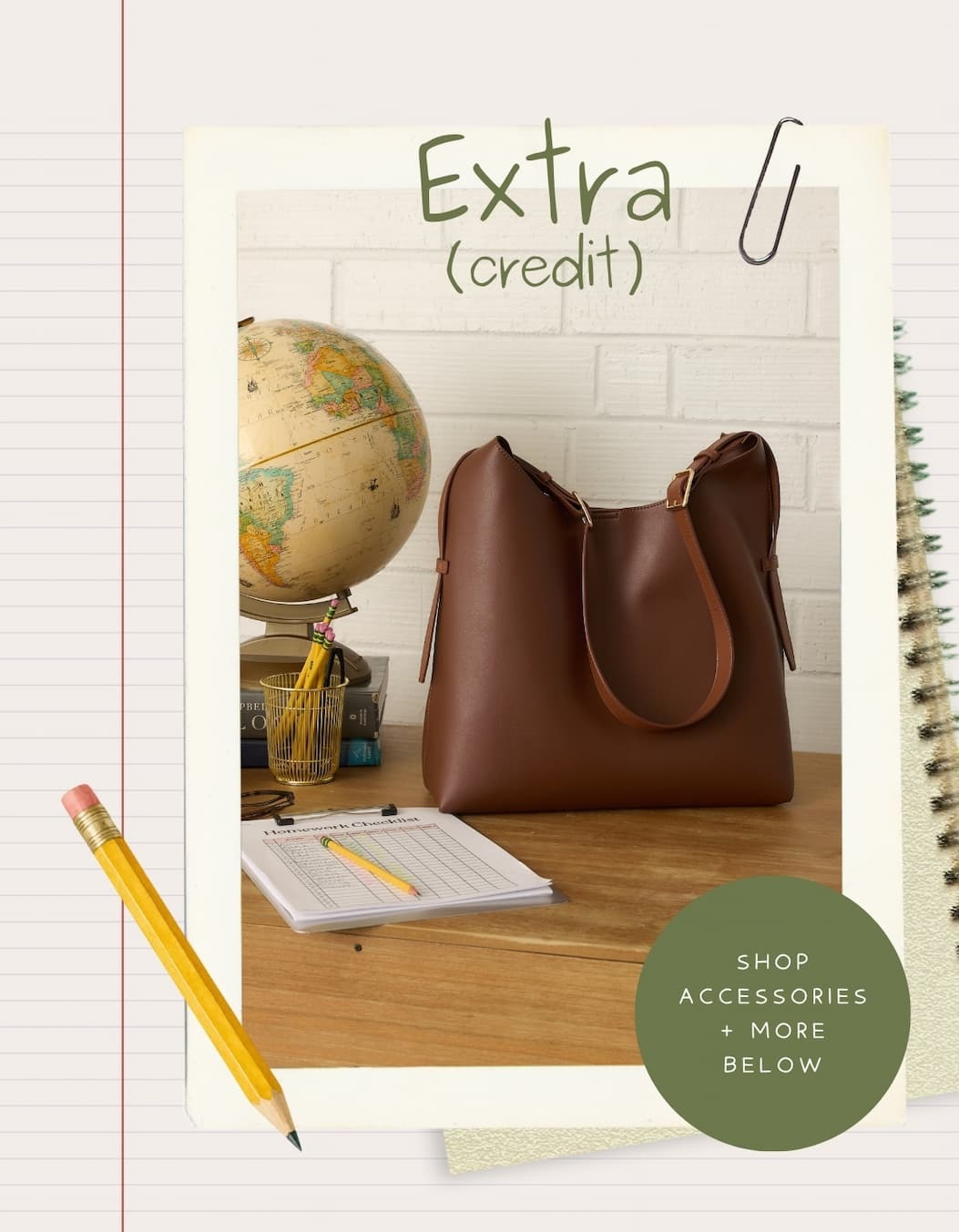 "Extra (credit). Shop Accessories + More Below."