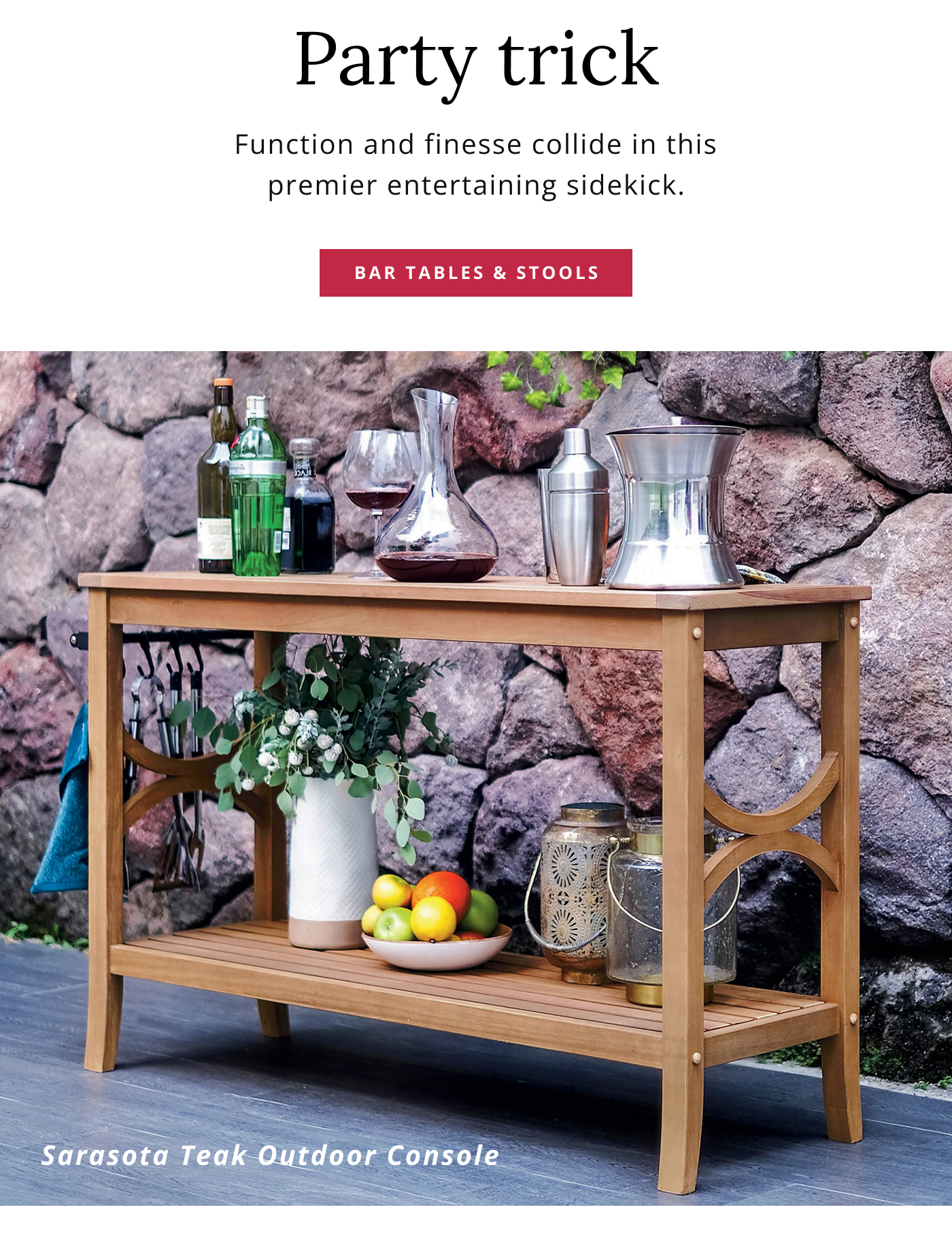 Shop Outdoor Bar Tables & Stools