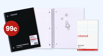 Notebooks, Pads, Filler Paper