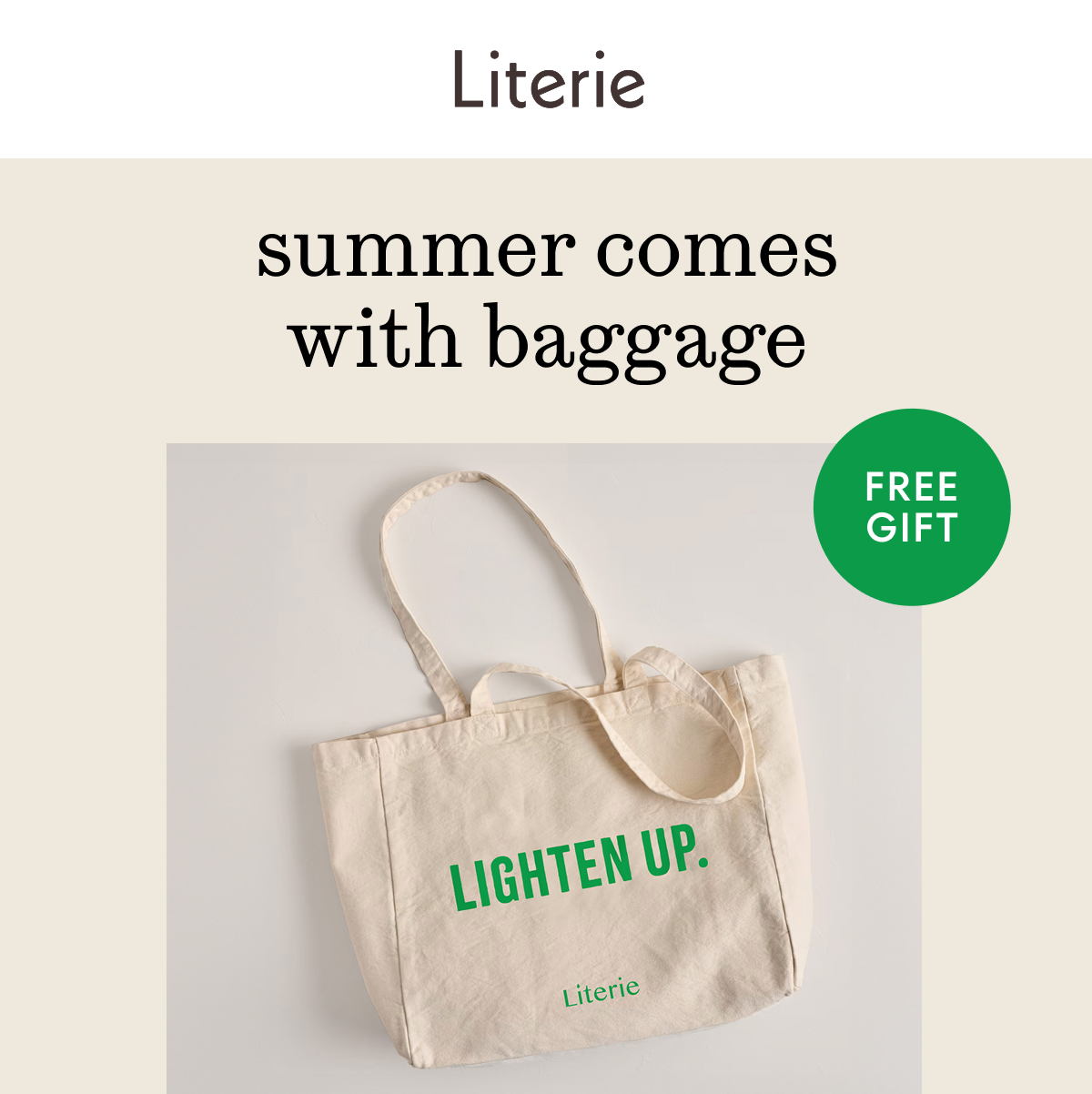 summer comes with baggage