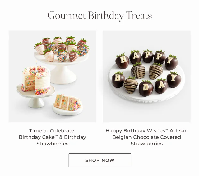 Gourmet Birthday Treats